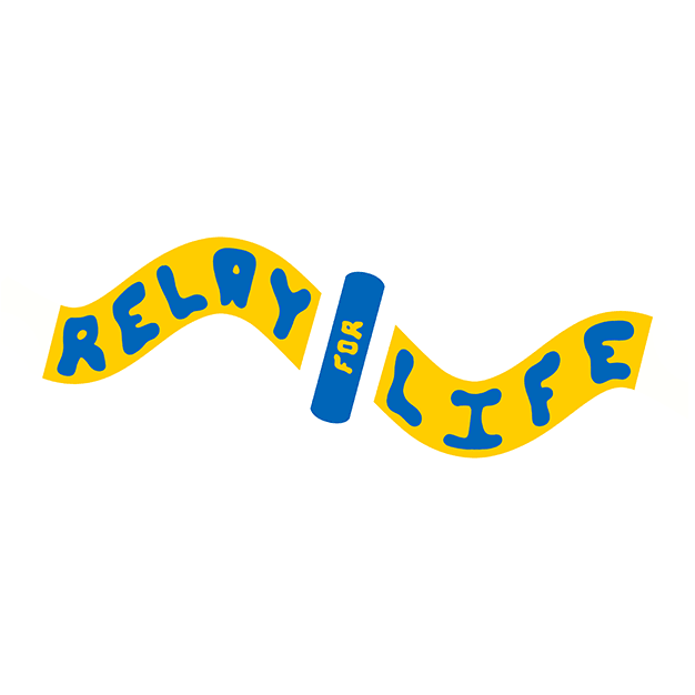 Relay For Life: Baton and ribbon alternate logo 2