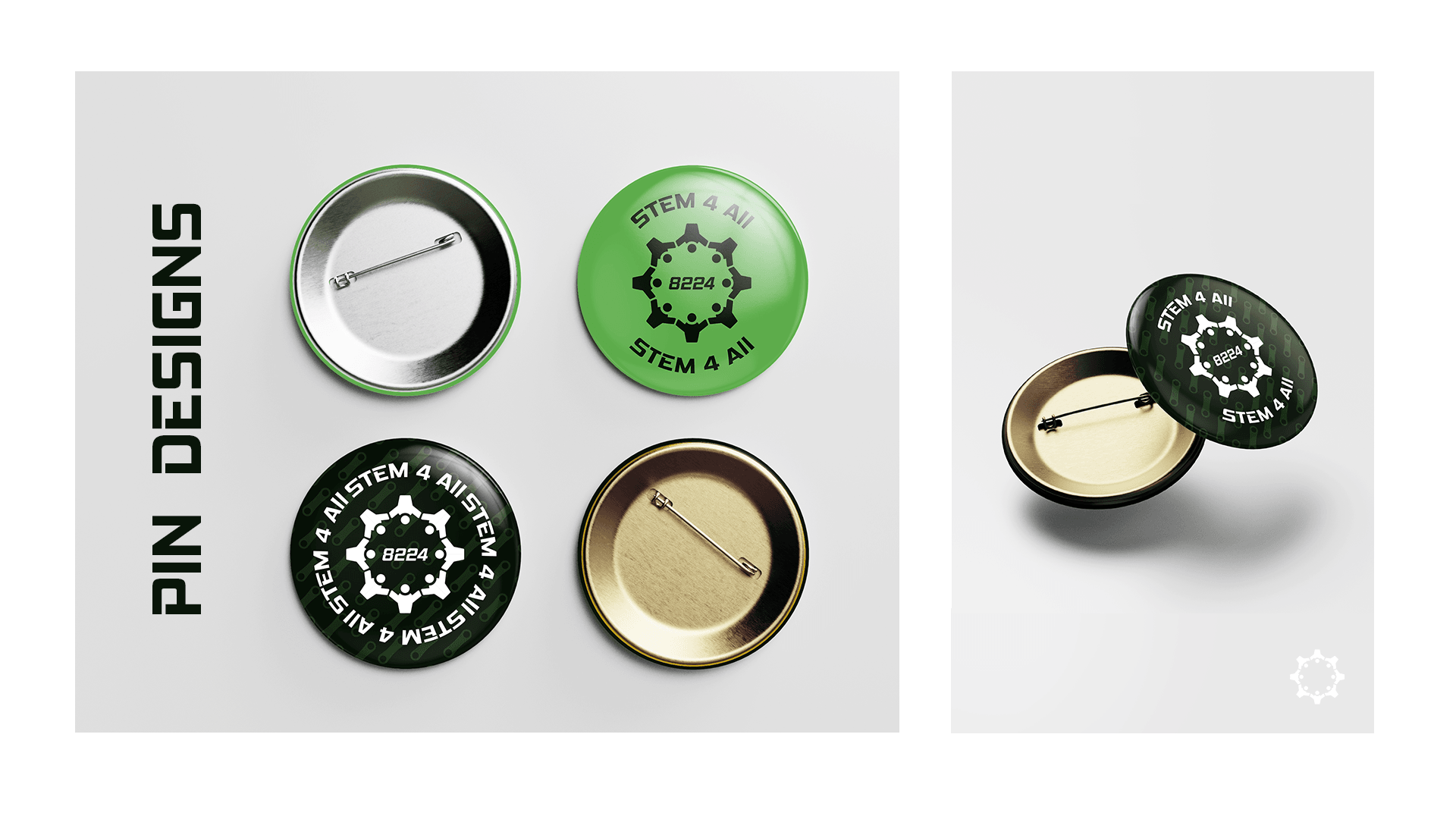 STEM 4 ALL: Pin designs