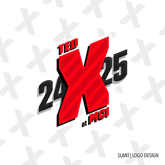 TEDx Youth: Slant design | Logo graphic